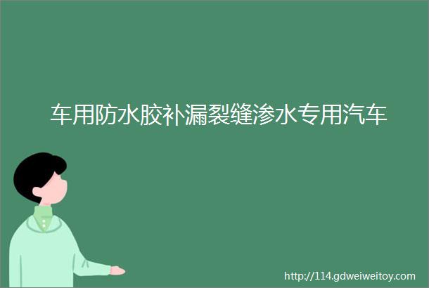 车用防水胶补漏裂缝渗水专用汽车