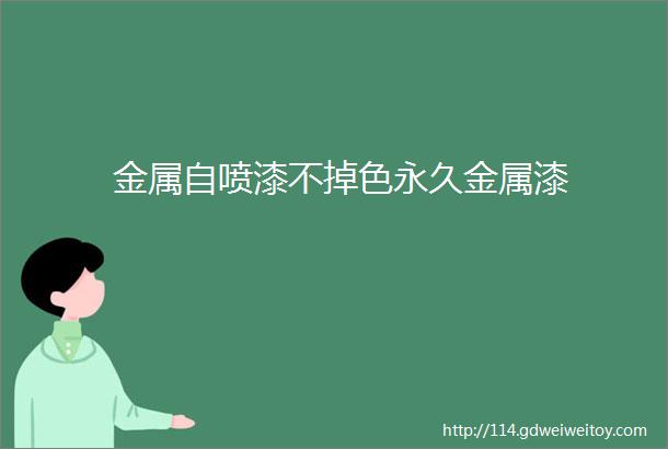 金属自喷漆不掉色永久金属漆